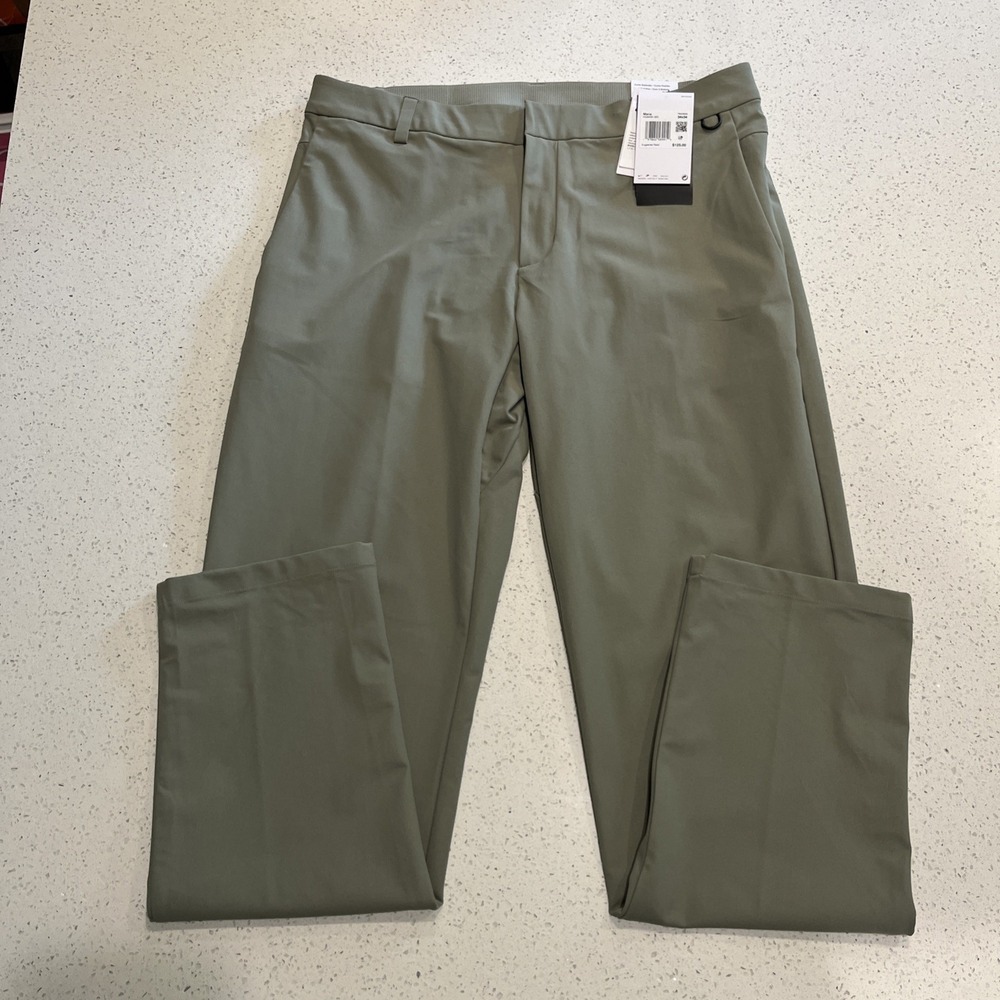Nike 24.7 PerfectStretch Men's UV Loose-Fit Pants Green 34/34 HQ65930-320 NWT
